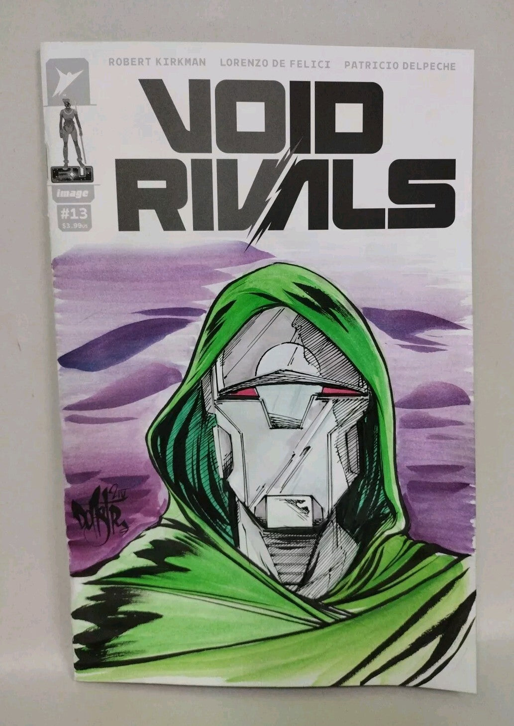 Void Rivals #13 (2024) Image Sky Bound Sketch Cover Comic W Original DCastr Art