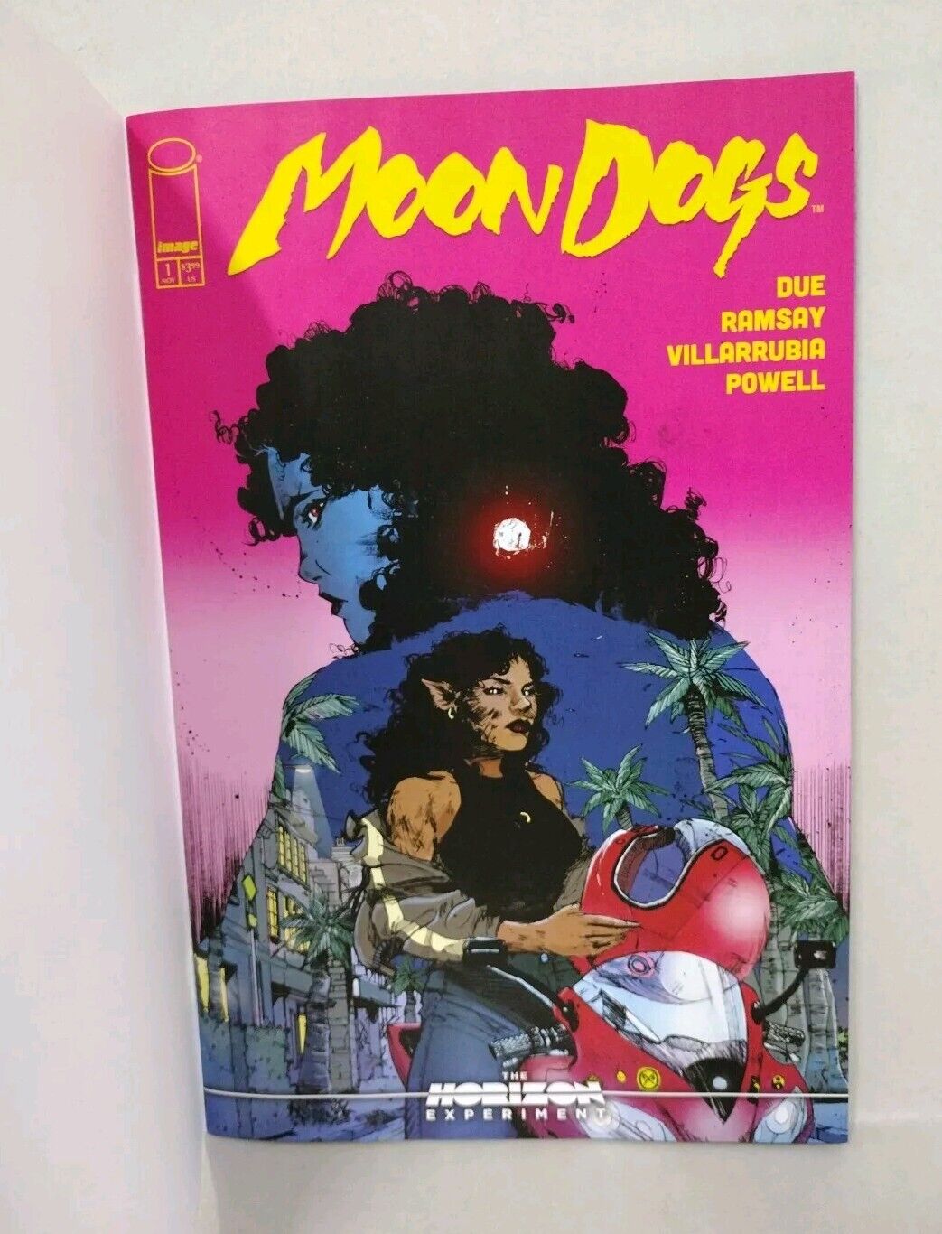 Moon Dogs 1 Horizon Experiment Image Comic Sketch Variant W Original DCastr Art