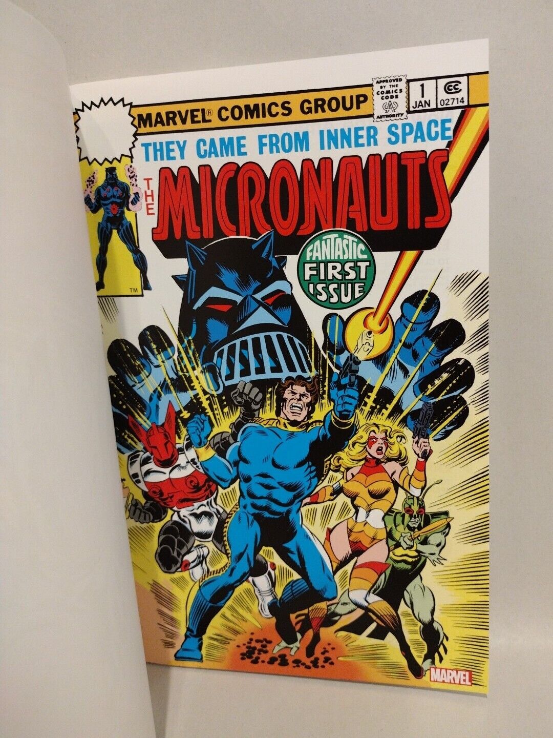 Micronauts Facsimile 1 (2023) Marvel Sketch Cover Comic W Original DCastr Art