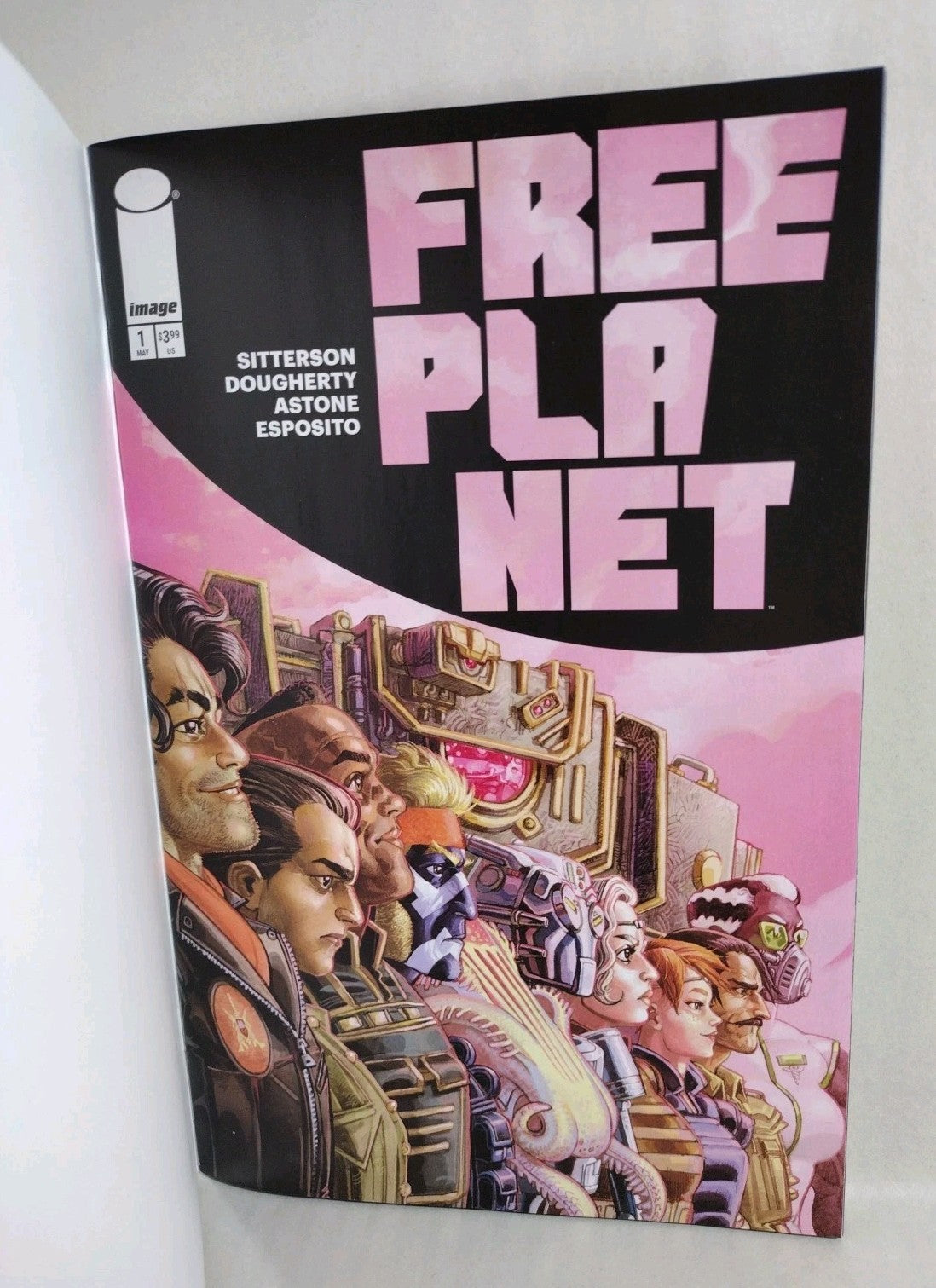 Free Planet #1 (2025) Image Comic Sketch Cover Variant W Original Dave Castr Art