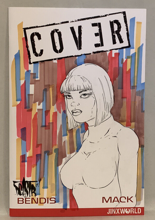 COVER #1 Blank Sketch Variant Cover Comic 2018 W Original Art Dave Castr