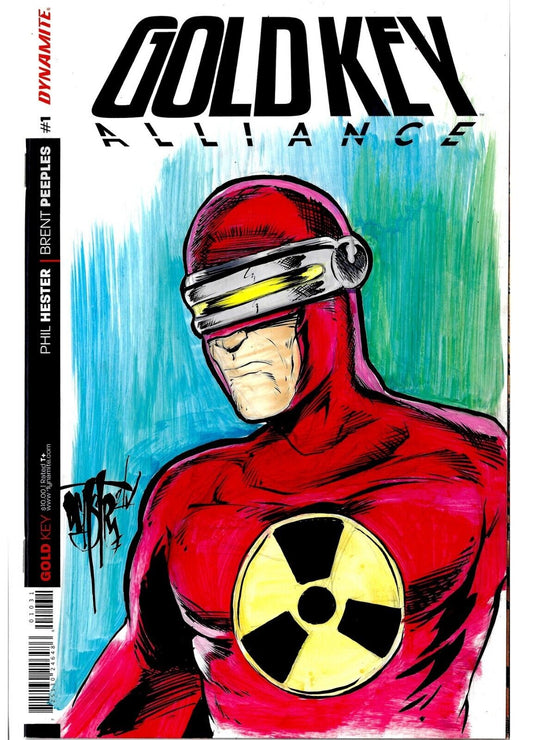 Gold Key Alliance 1 (2016) Dynamite Comic Sketch Cover Var W DCastr Original Art