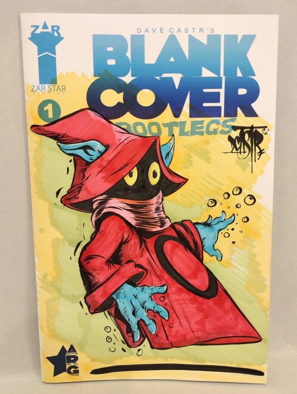 Dcastr's Blank Cover Bootlegs #1 (2022) ARG Blank Sketch Variant W Original Orko