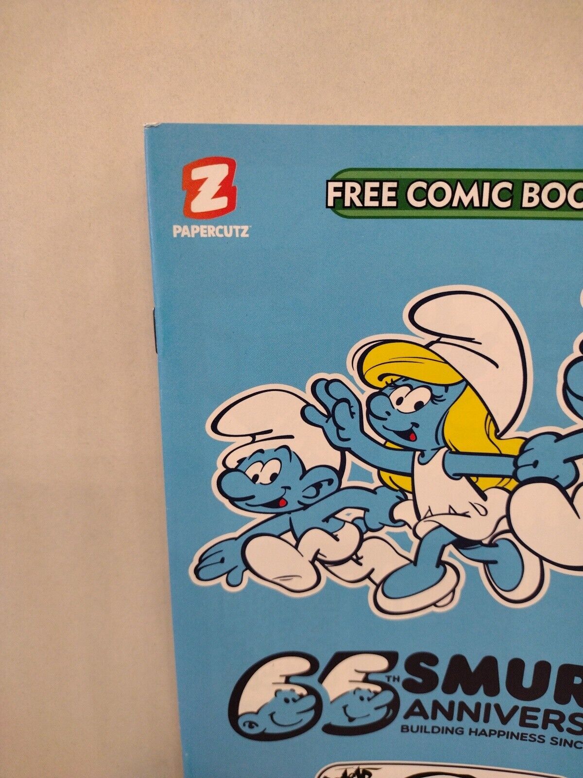 SMURFS 65th Anniversary FREE COMIC BOOK DAY FCBD 2023 w Original DCastr Drawing