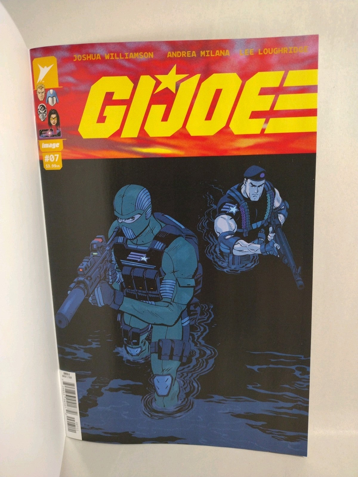GI Joe #7 (2025) Image Sketch Cover Variant Comic W Original DCastr Flint Art