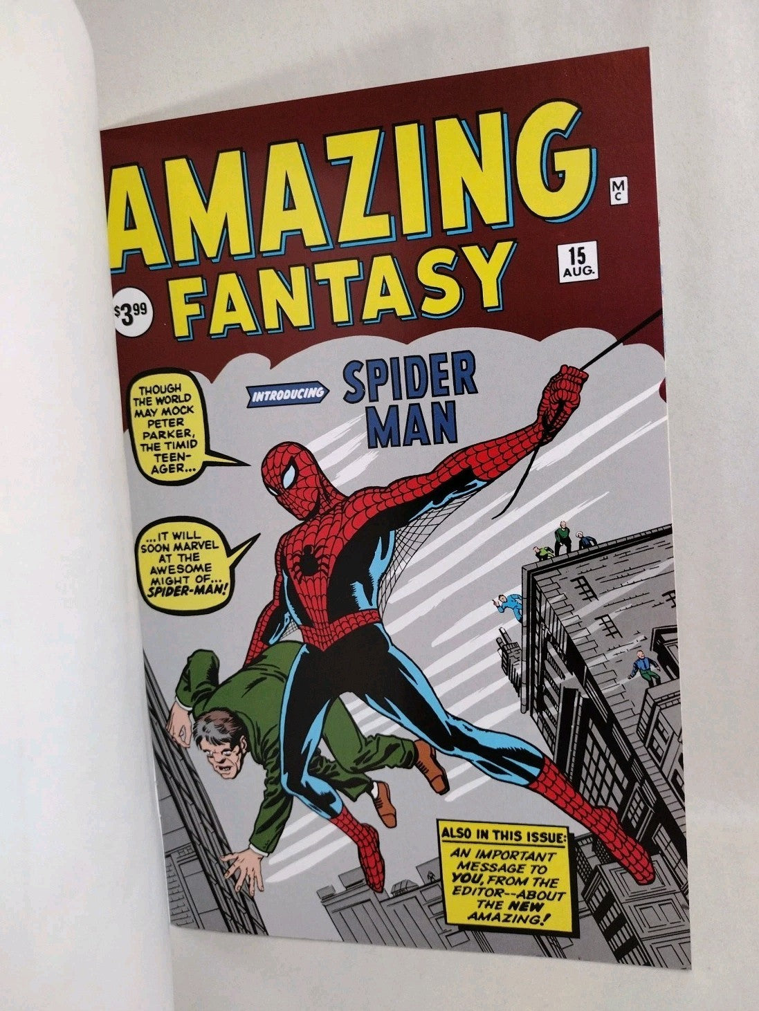 Amazing Fantasy #15 (2019) Facsimile Edition Sketch Cover W Original DCastr Art
