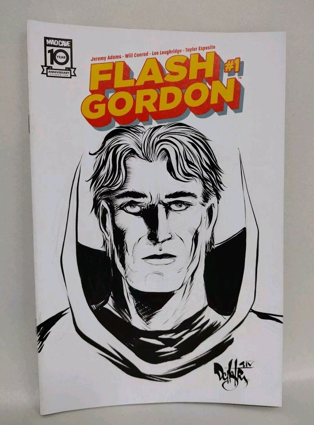 Flash Gordon #1 (2024) Mad Cave Sketch Error Variant Cover W Original DCastr Art