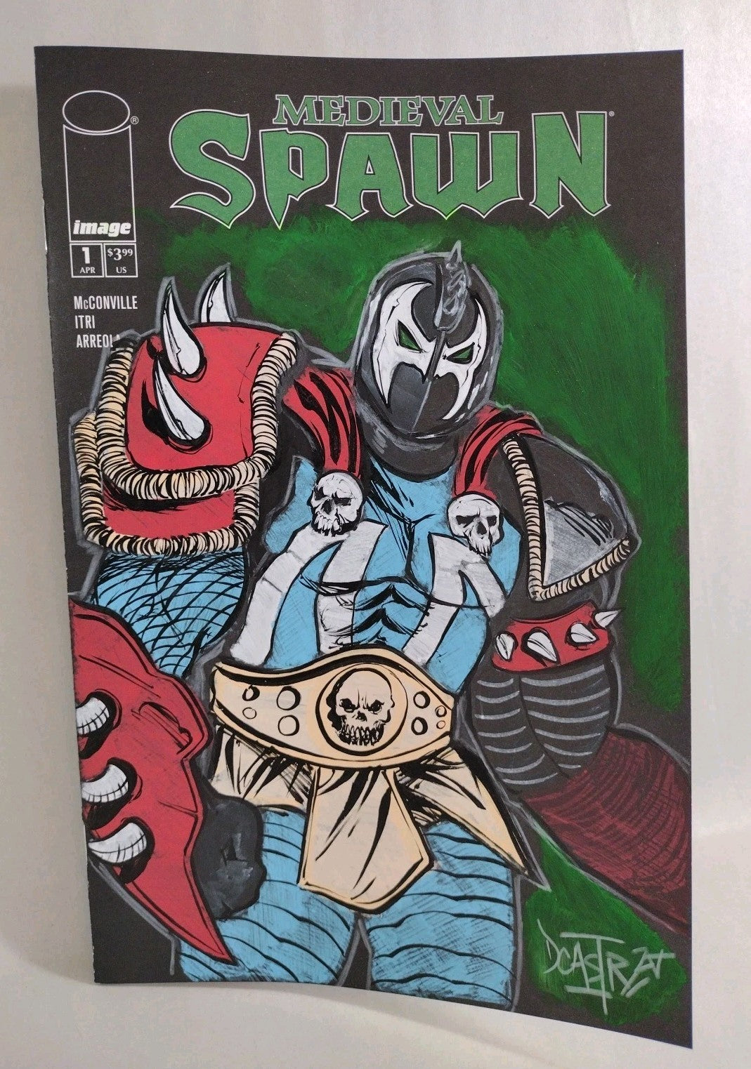 Medieval Spawn #1 (2025) Image Comic Sketch Cover Variant W Original DCastr Art