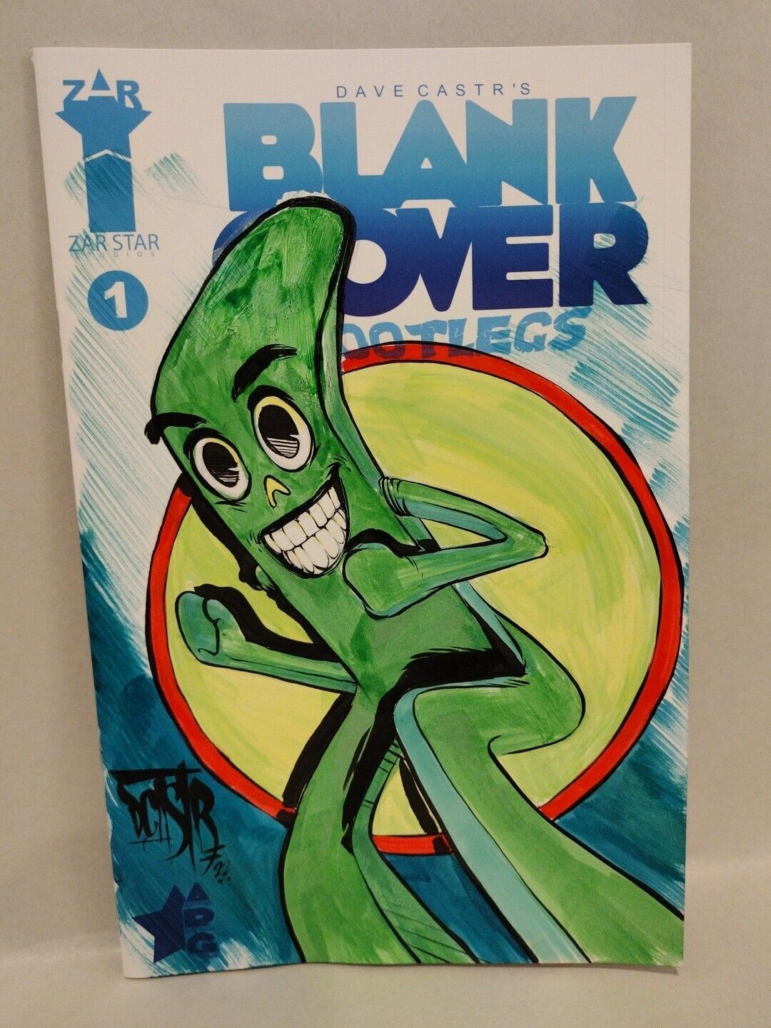 Dcastr's Blank Cover Bootlegs 1 (2022) ARG Blank Sketch Variant W Original GUMBY