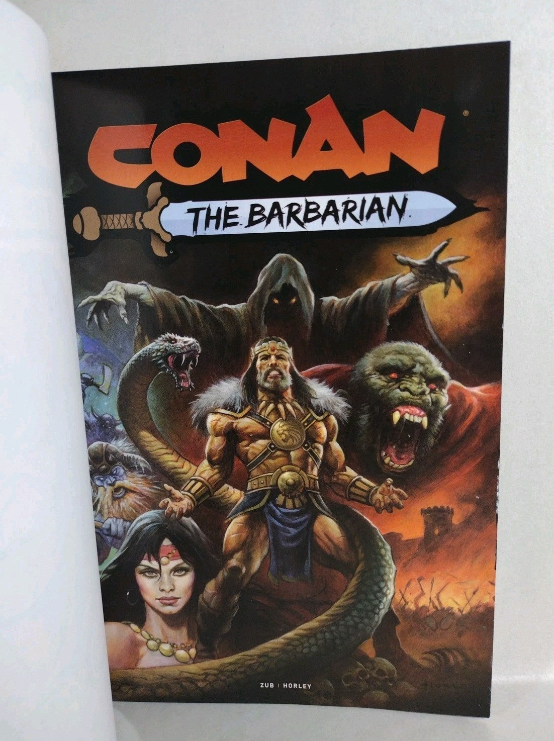 Conan #25 (2025) Titan Comic Sketch Cover Variant W Original Dave Castr Art