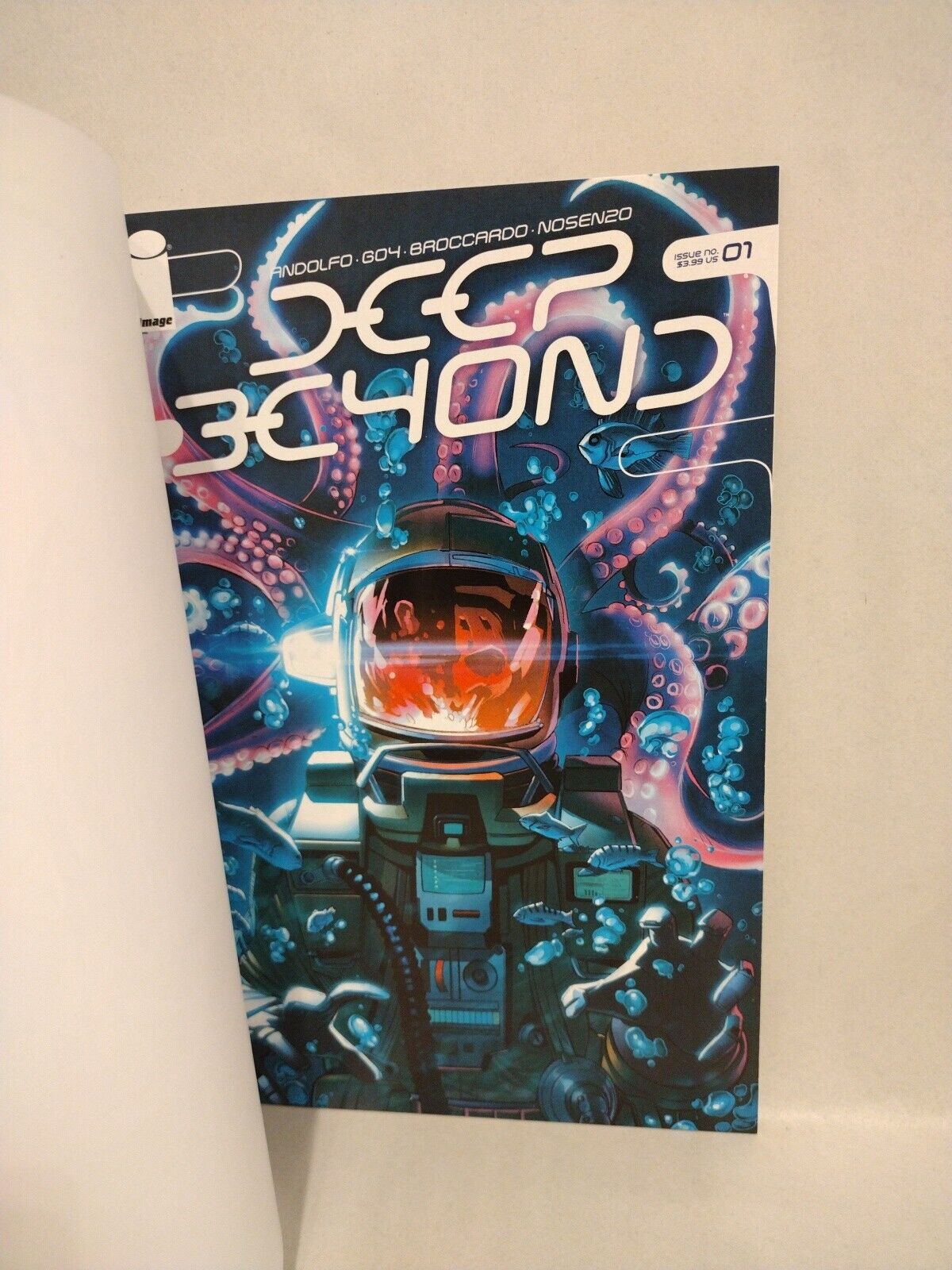 Deep Beyond #1 (2021) Blank Cover Image Comic W Original Dave Castr Art ARG COA