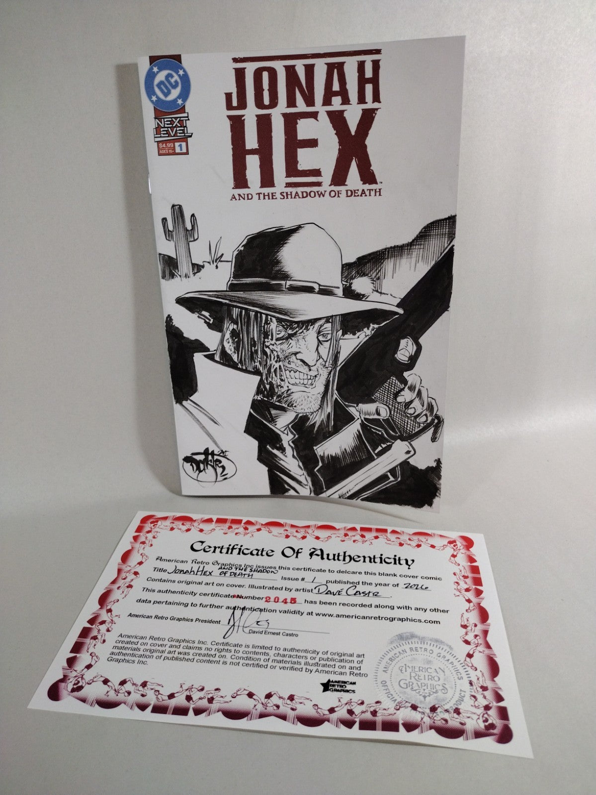 Jonah Hex Shadow of Death #1 (2026) DC Comic Sketch Cover W Original DCastr Art