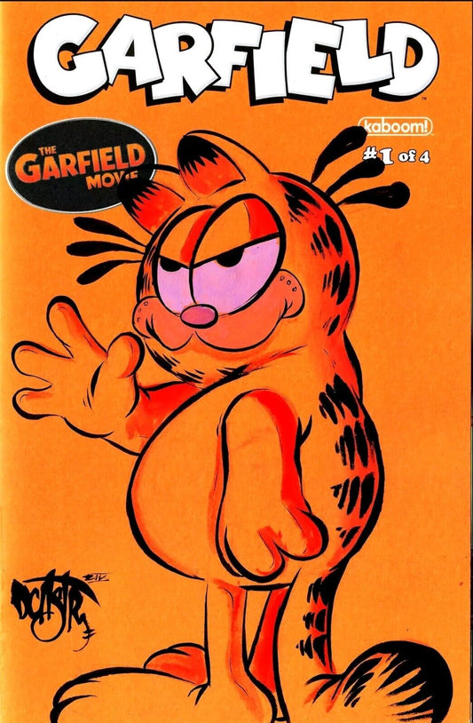 Garfield #1 (2024) Boom Sketch Variant Comic W Original Dave Castr Art