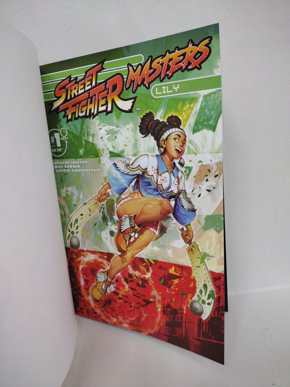 Street Fighter Masters LILY #1 UDON Blank Variant Comic W Original DCastr Art