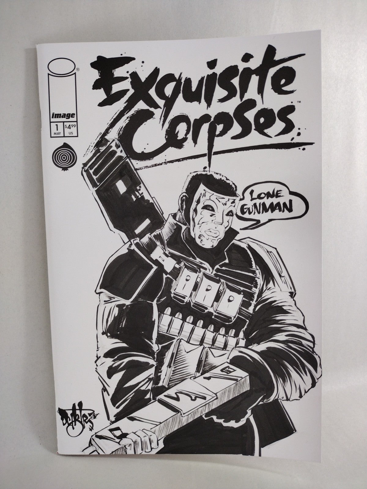 Exquisite Corpses #1 Image Comic Sketch Cover Variant W Original Dave Castr Art