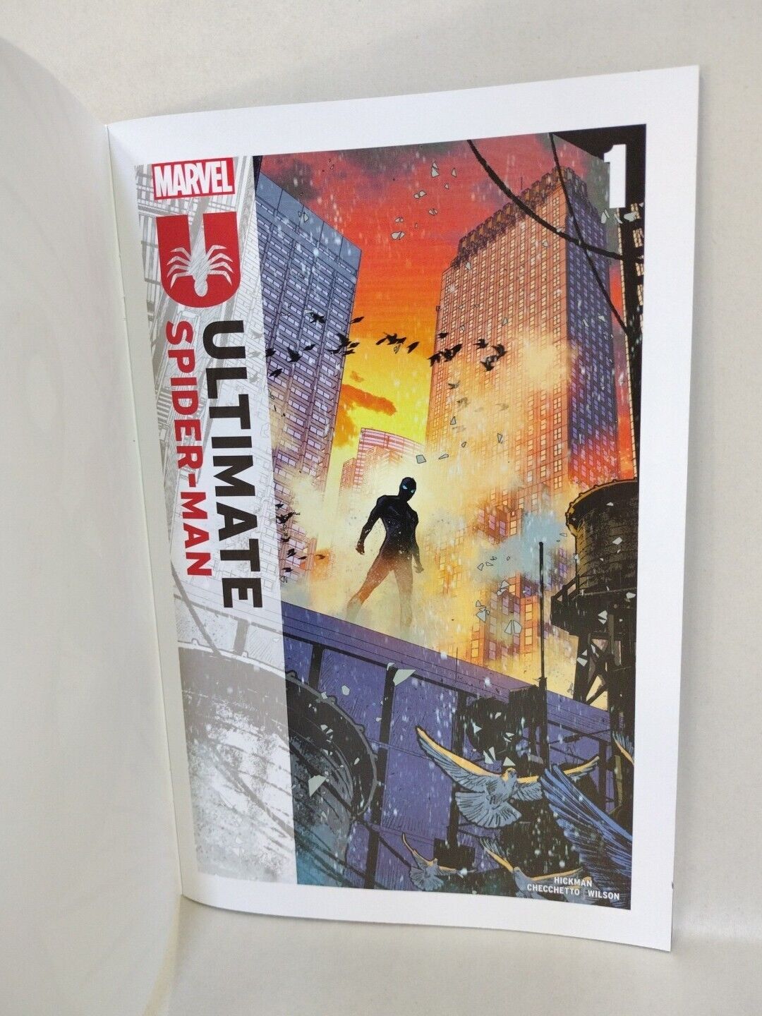 Ultimate Spider-Man #1 (2024) 4th Print Sketch Cover Comic W Original DCastr Art