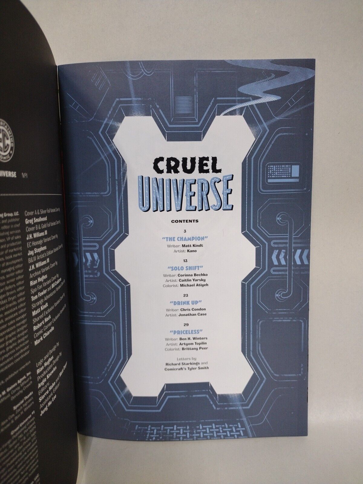 Cruel Universe #1 (2024) Oni EC Comic Sketch Cover Variant W Original DCastr Art