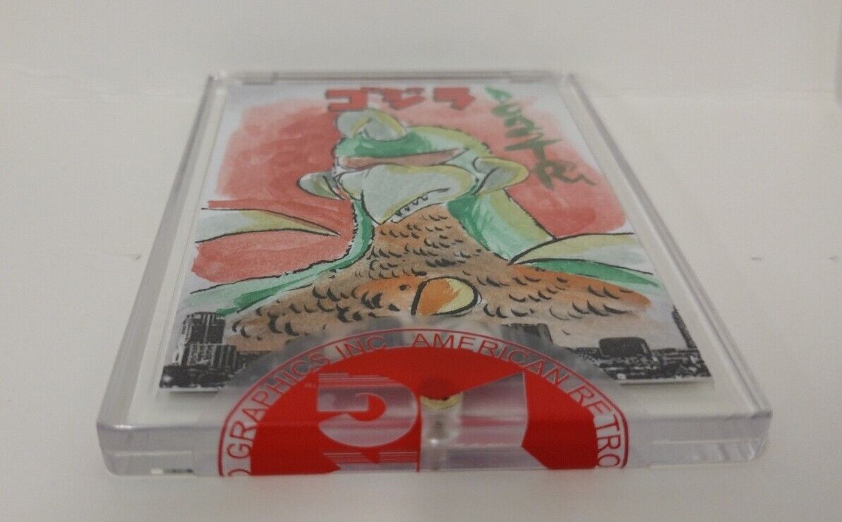 PFLB Godzilla Day (2022) Exclusive ARG Sketch Card w Original Gigan DCastr Art