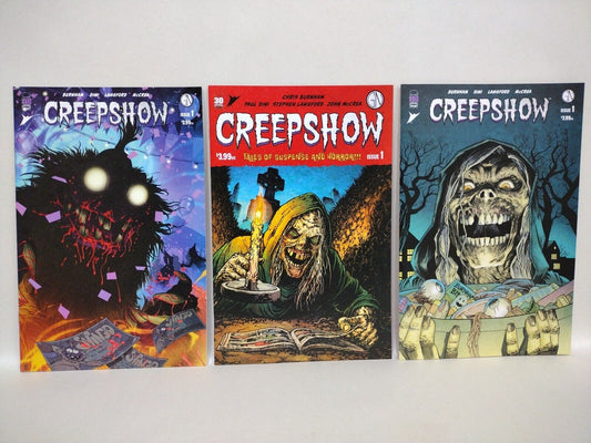 Creepshow 1 (2022) Image Comic Lot Cover A B 1:10 Ratio Variant Chris Burnham NM