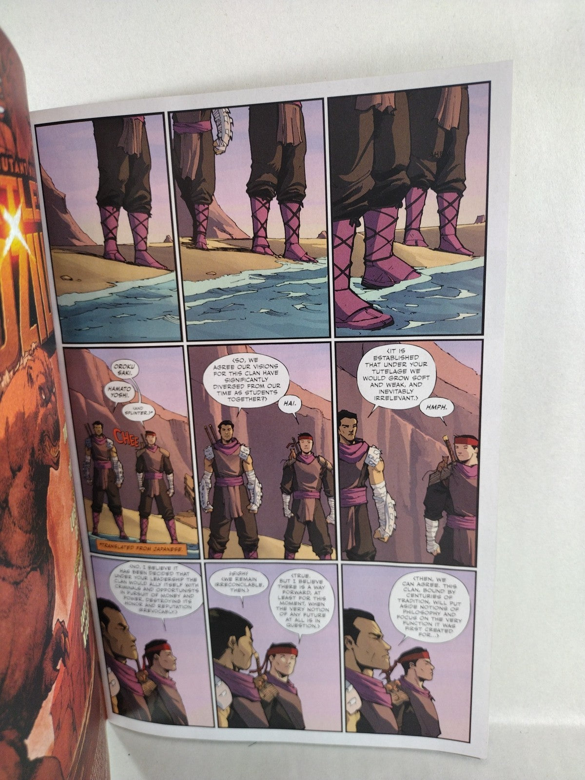 TMNT Godzilla #1 (2025) IDW Sketch Cover Comic W Original Dave Castr Art