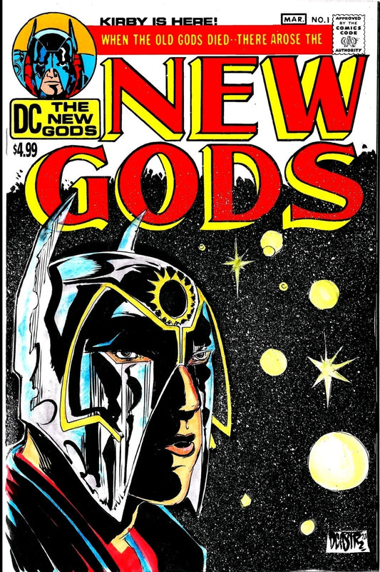 New Gods Facsimile Ed #1 (2026) DC Comic Sketch Cover W Original Dave Castr Art
