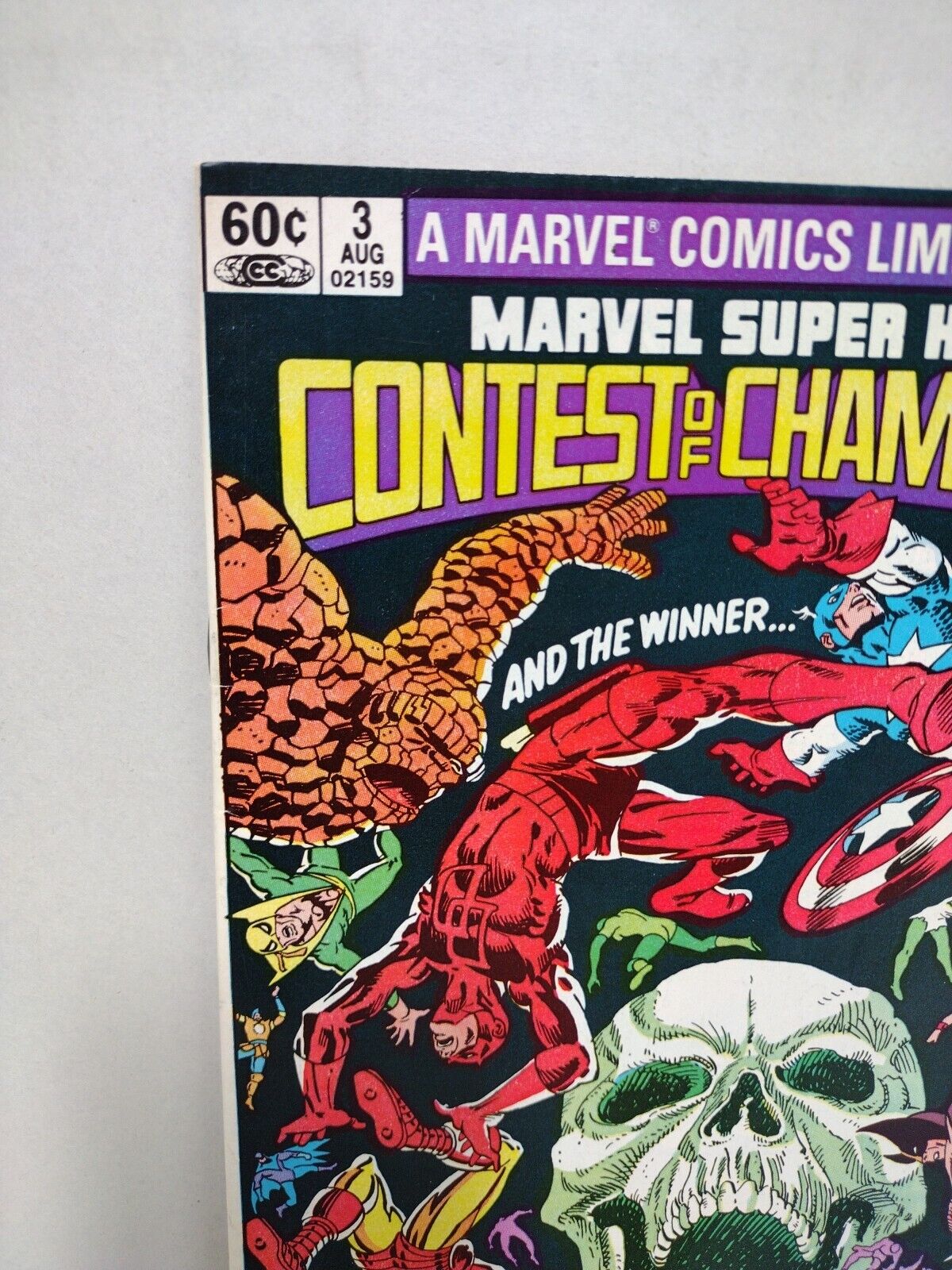 Contest Of Champions #1 2 3 (1982) Marvel Super Hero Comic Complete Lot Set