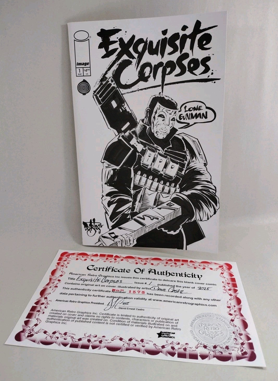 Exquisite Corpses #1 Image Comic Sketch Cover Variant W Original Dave Castr Art