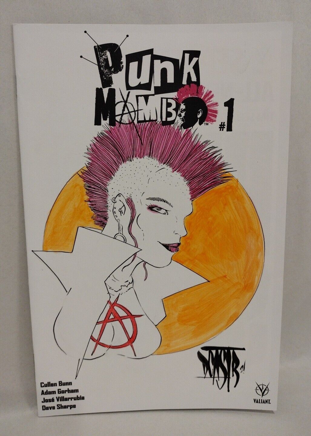 Punk Mambo 1 (2019) Valiant Sketch Variant Cover Comic W Original Dave Castr Art