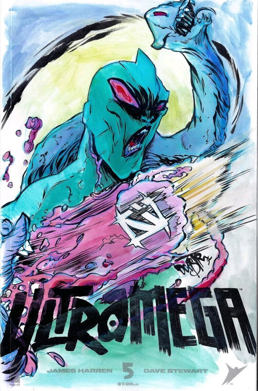 Ultramega #5 (2024) Image Skybound Comic Sketch Var W Original JAG + DCastr Art