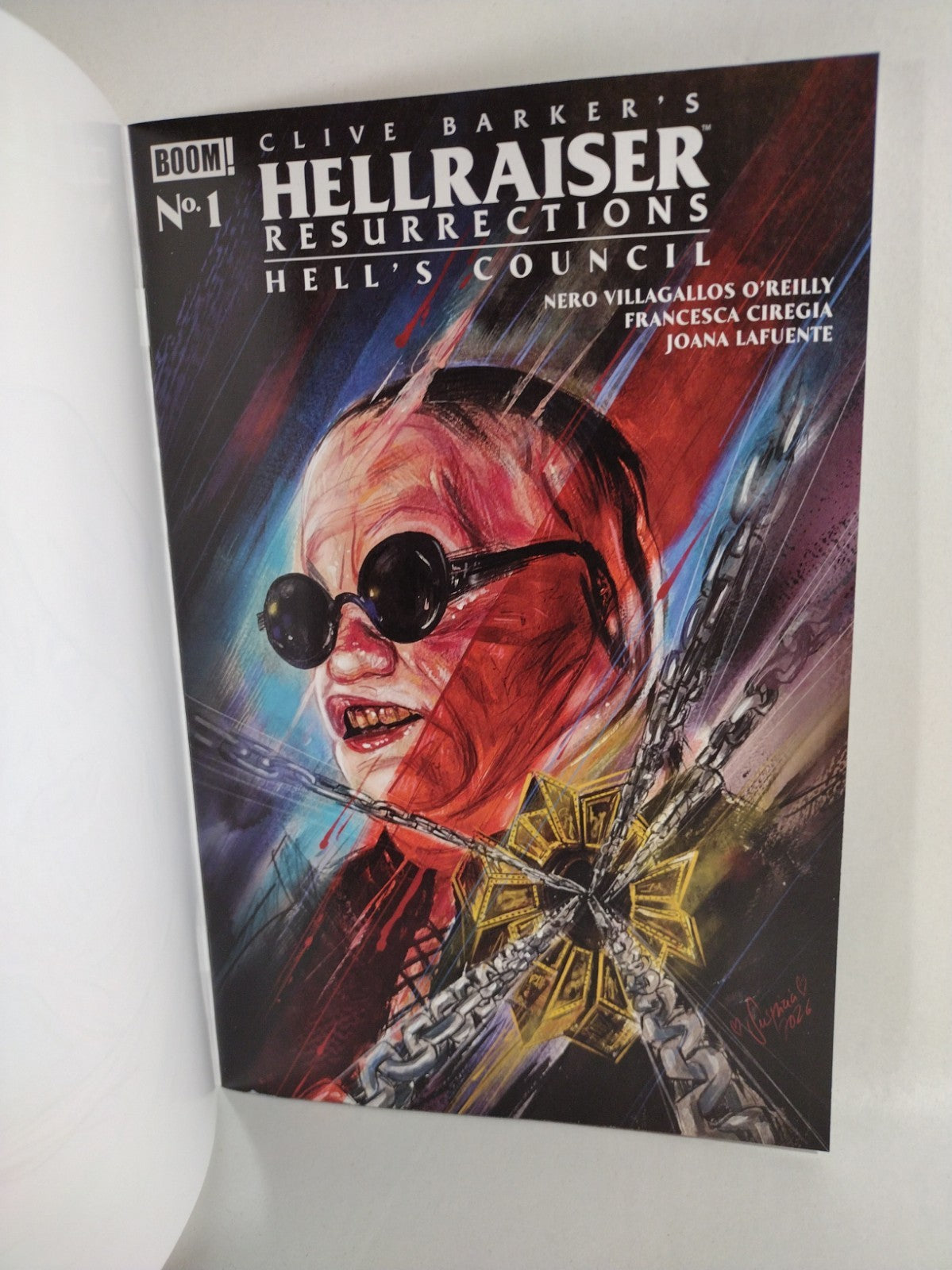Hellraiser Resurrection Hell's Council #1 Sketch Cover W Original Dave Castr Art