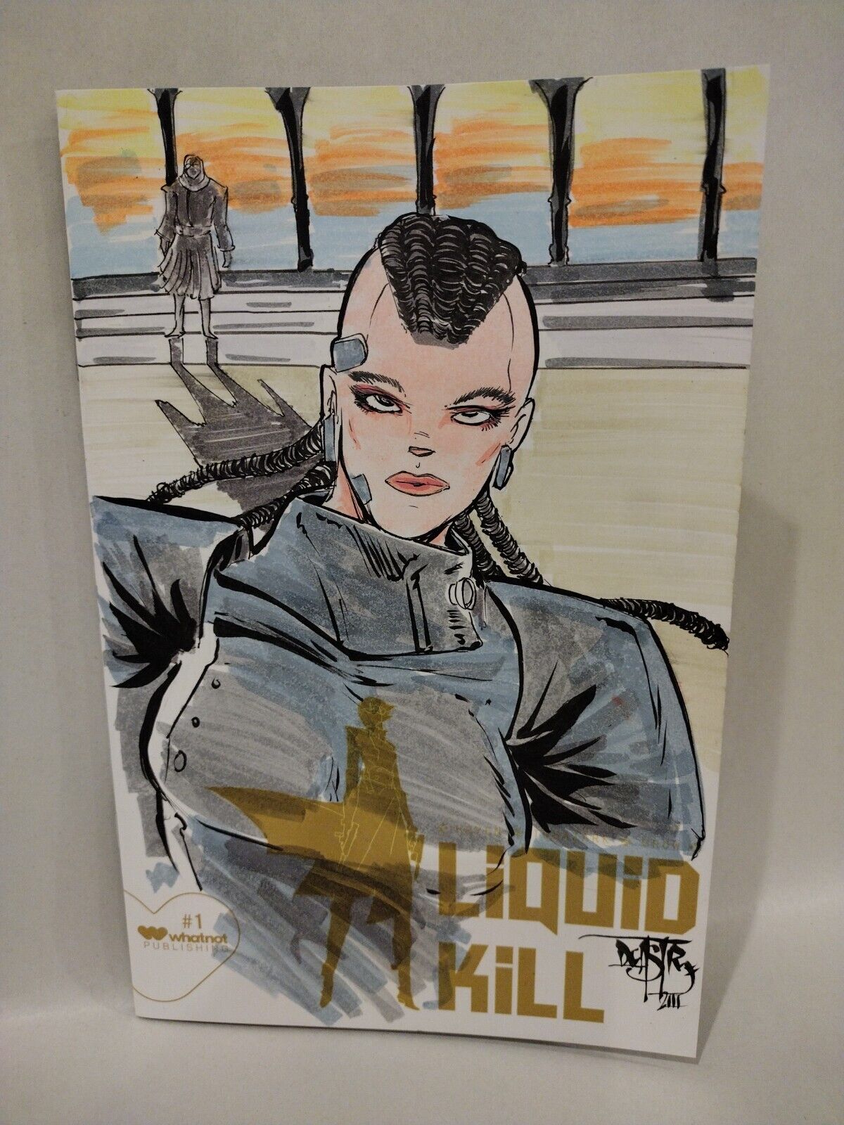  Liquid Kill #1 (2023) Whatnot Blank Cover Comic W Original Dave Castr Art 1st