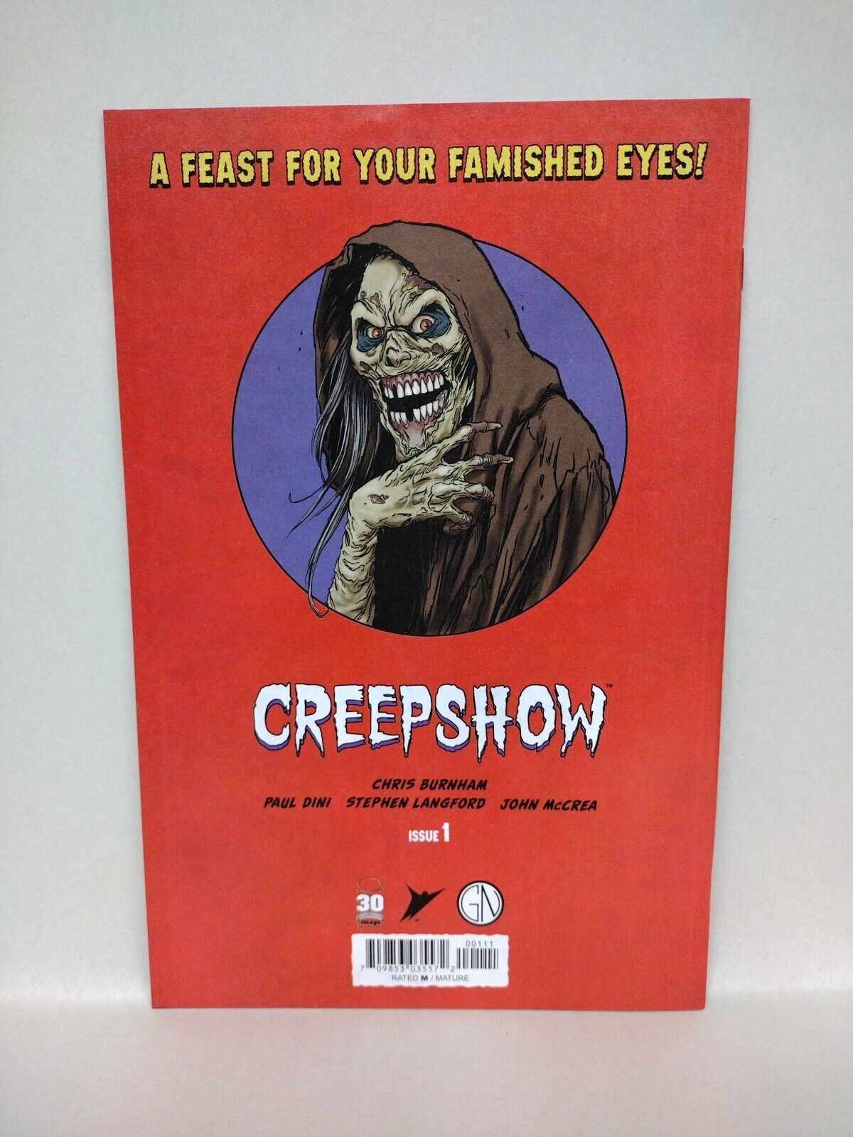 Creepshow 1 (2022) Image Comic Lot Cover A B 1:10 Ratio Variant Chris Burnham NM