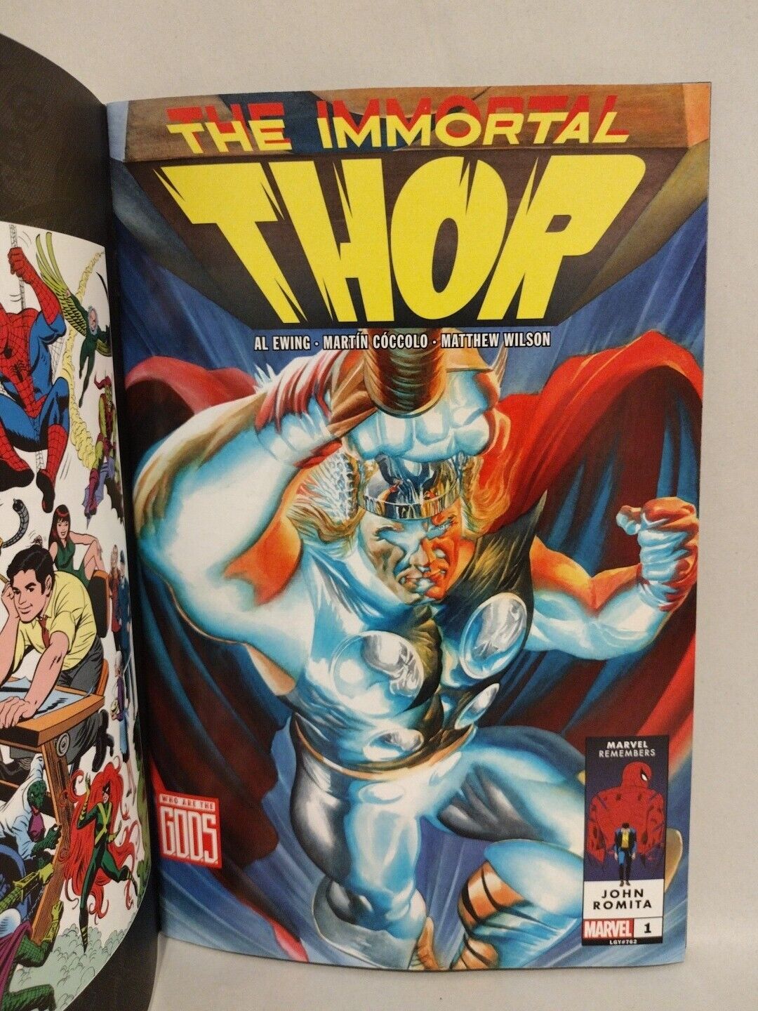 Immortal Thor 1 (2023) Marvel Blank Sketch Cover W Original Dave Castr Art 8/23