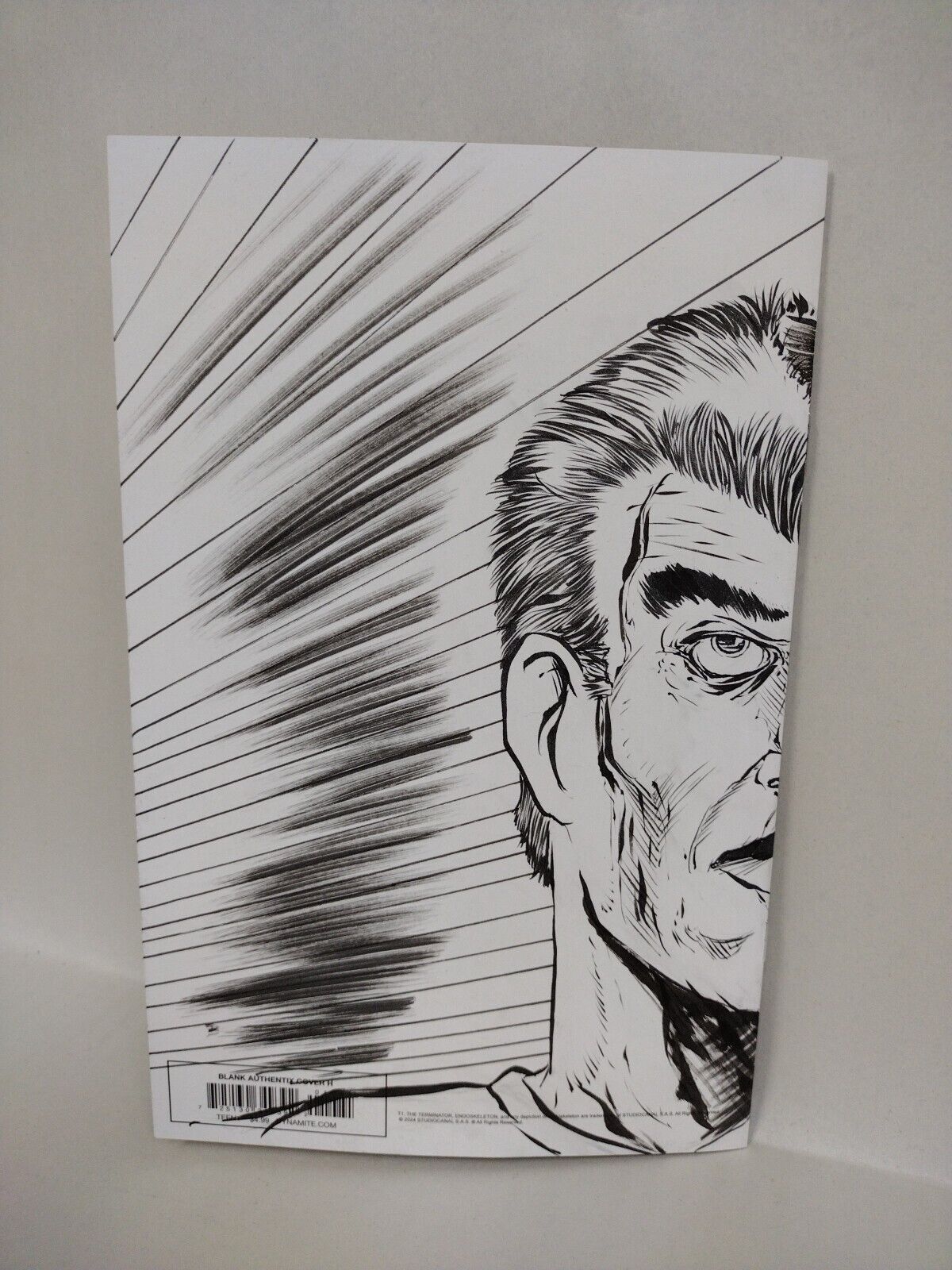 Terminator #1 (2024) Dynamite Comic Sketch Variant Cover W Original DCastr Art