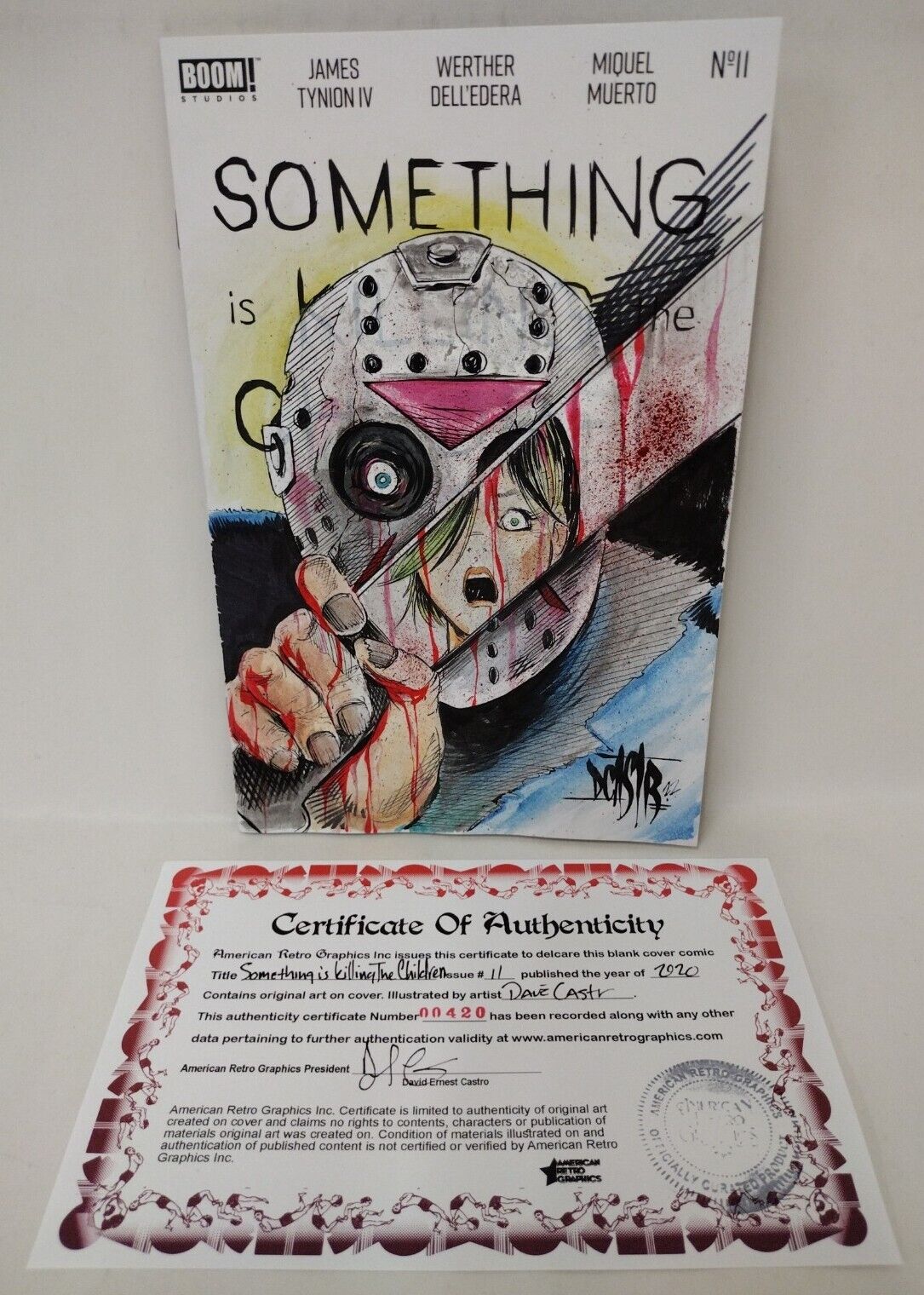 Something Is Killing The Children #11 (2020) Blank Cover W Original DCastr Art