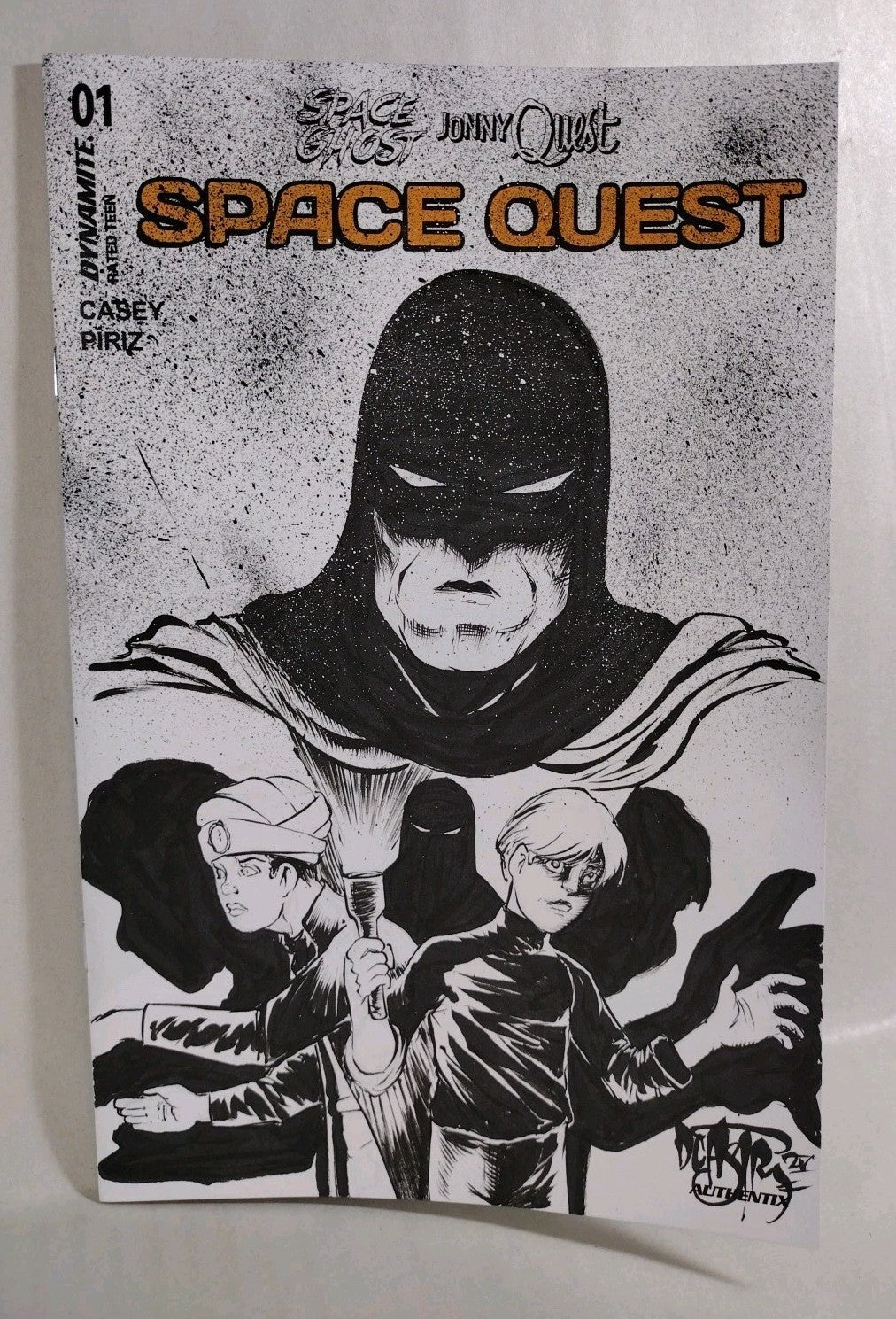 Space Quest #1 (2025) Dynamite Comic Sketch Cover Variant W Original DCastr Art