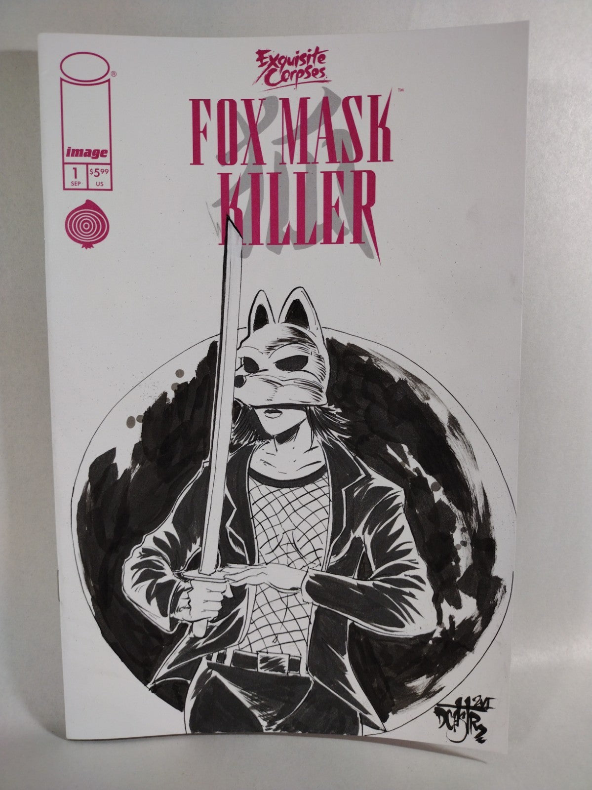 Exquisite Corpses Fox Mask Killer #1 Image Sketch Cover W Original DCastr Art