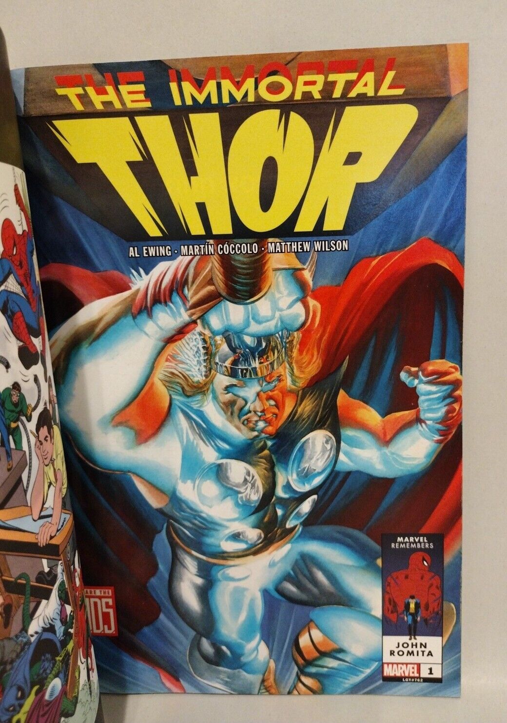 Immortal Thor 1 (2023) Marvel Sketch Cover Comic W Original Dave Castr Art