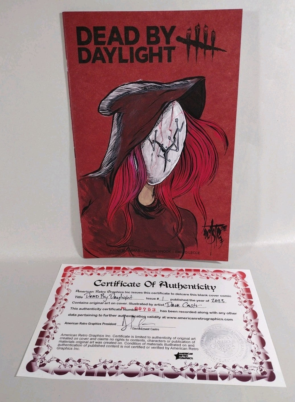 Dead By Daylight 1 (2023) Titan Comic Sketch Variant Cover W Original DCastr Art