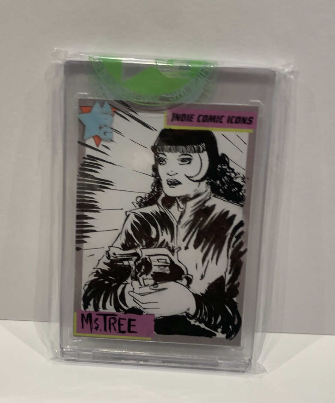 Indie Comic Icons Sketch Card w Original Ms. Tree Art DCastr (2023) ARG Sealed