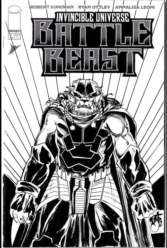 Battle Beast #1 (2025) Image Comic Sketch Variant Cover W Original DCastr Art