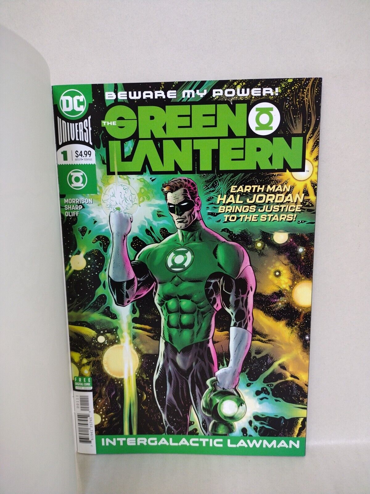 Green Lantern #1 (2019) DC Comic Sketch Variant W Original Dave Castr Art