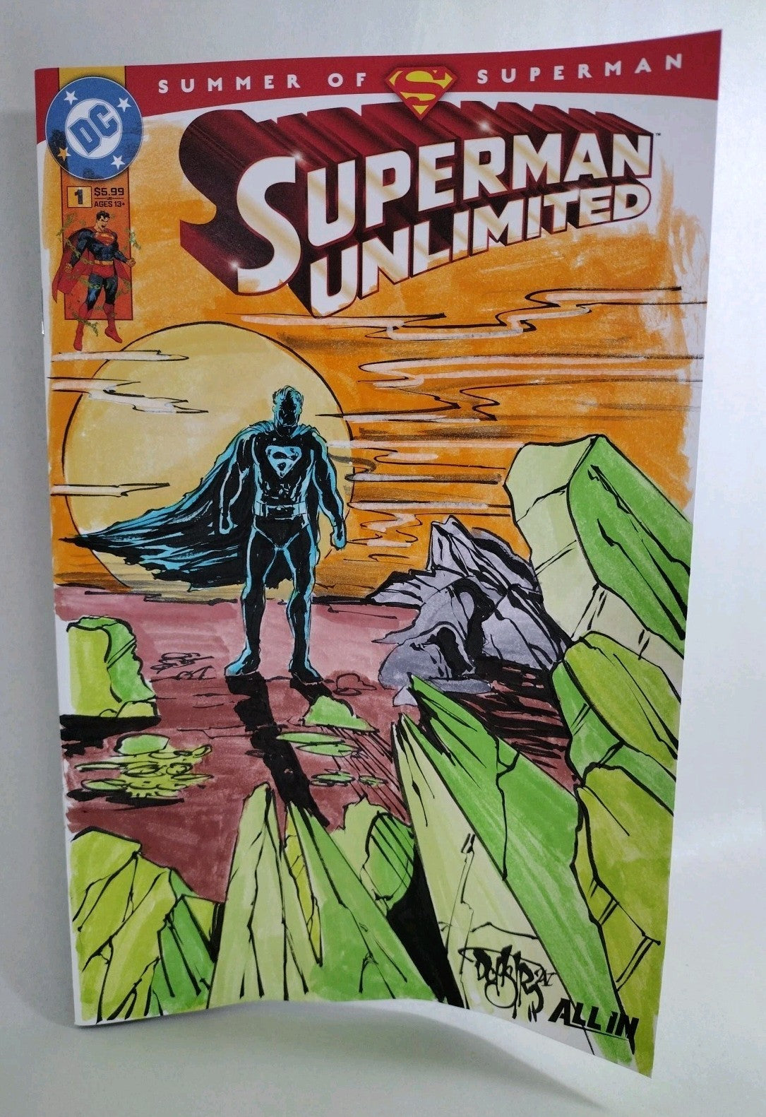 Superman Unlimited #1 (2025) DC Comic Sketch Variant Cover W Original DCastr Art