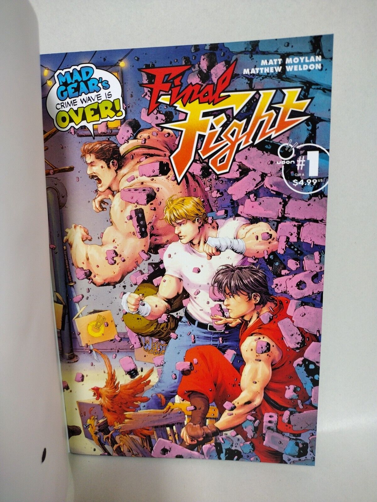 Final Fight #1 (2024) Udon Capcom Sketch Cover Comic Original DCastr Haggar Art