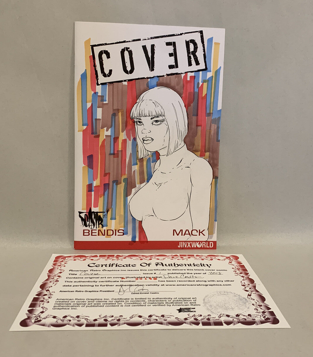 COVER 1 (2018) DC Comic Sketch Variant Cover Jinxworld W Original Art Dave Castr
