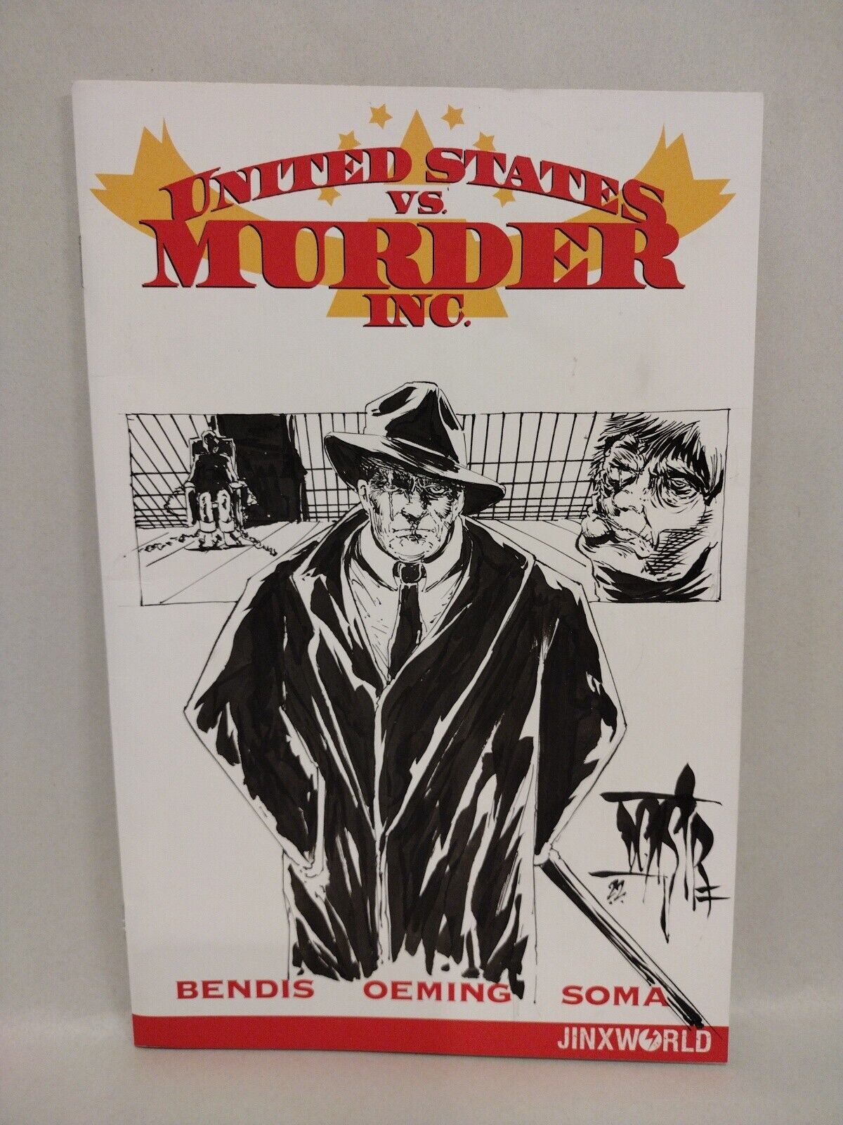 United States vs Murder Inc #1 (2018) Blank Sketch Cover W Original Art DCastr