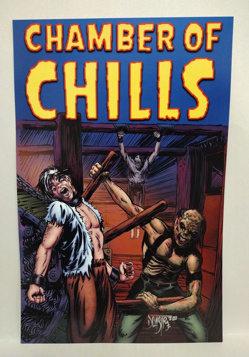 Chamber Of Chills (2023) Dave Castr 11X17" Limited Horror Portfolio Set W Sketch