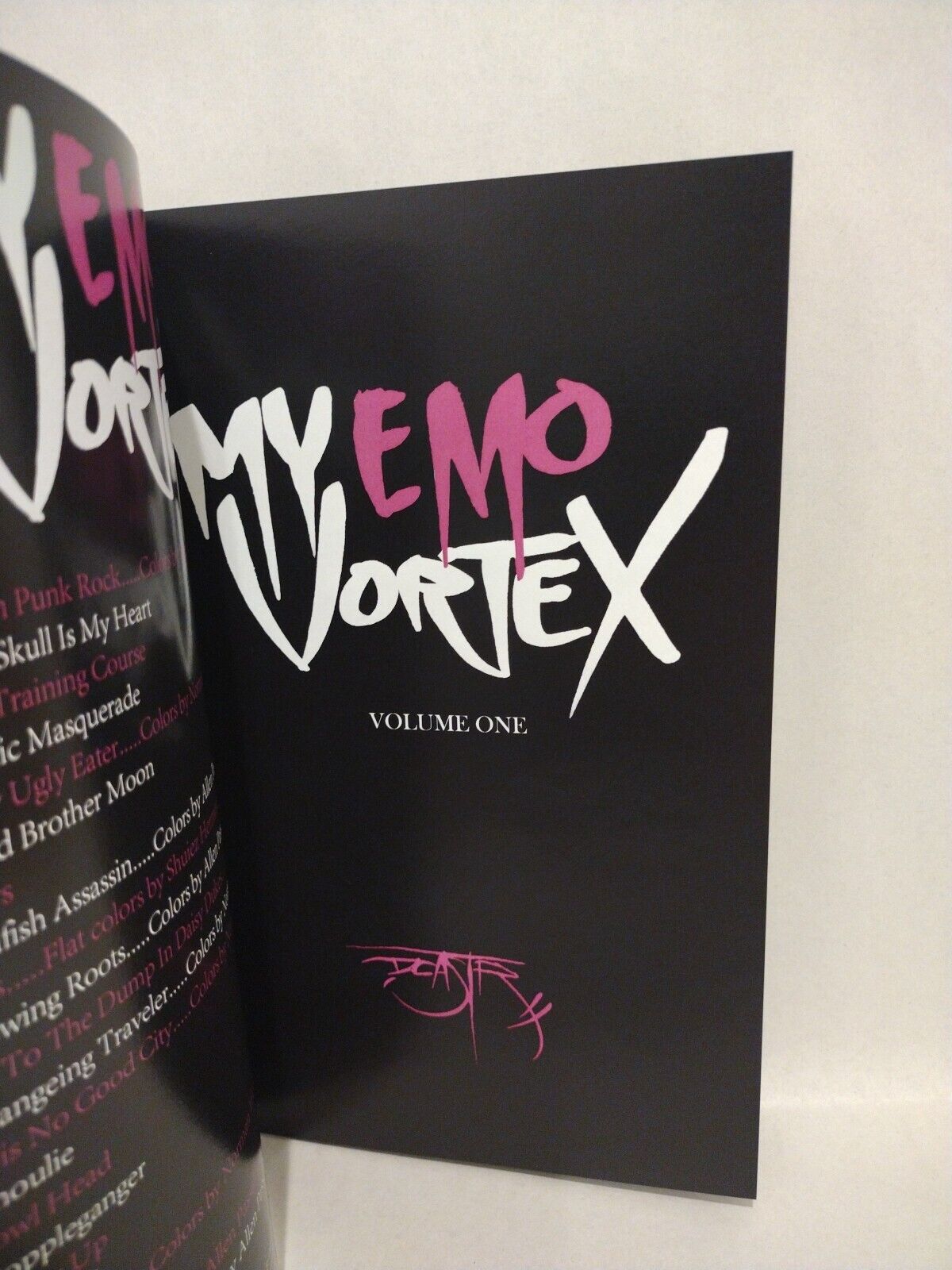 MY EMO VORTEX #1 Sketch Cover W Original  Silver Bullet Werewolf Art Dave Castr