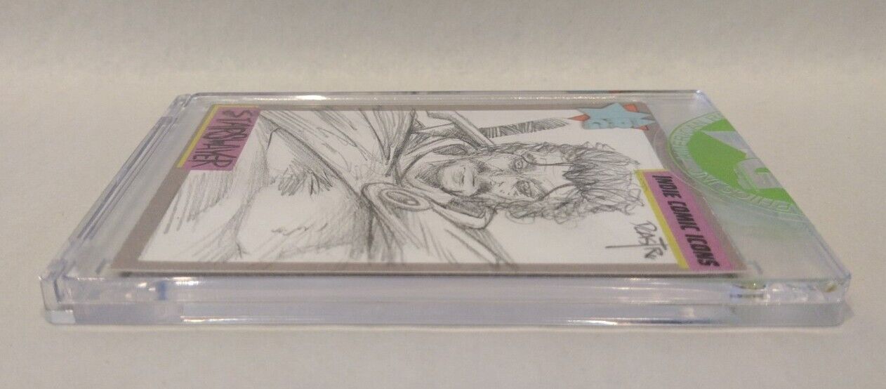 Indie Comic Icons Sketch Card w Original Starslayer Art DCastr (2023) ARG Sealed