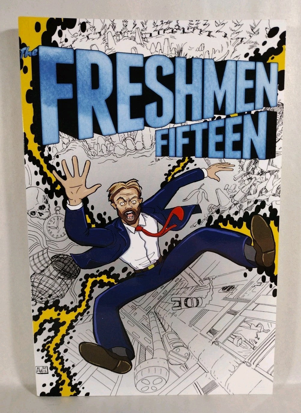 Freshmen Fifteenth (2012) Old College Comics TPB Early Dave Castr Interior Art